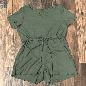 Short sleeve romper